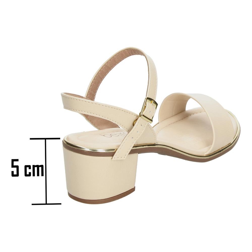Foto 4 pulgar | Sandalias Beira Rio Crema Para Mujer [bei72] Beige