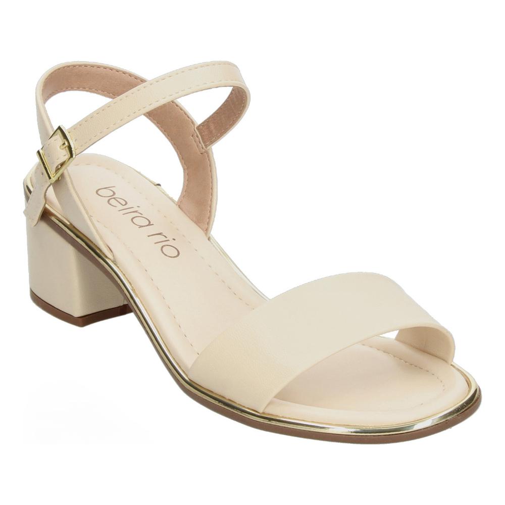 Foto 5 pulgar | Sandalias Beira Rio Crema Para Mujer [bei72] Beige