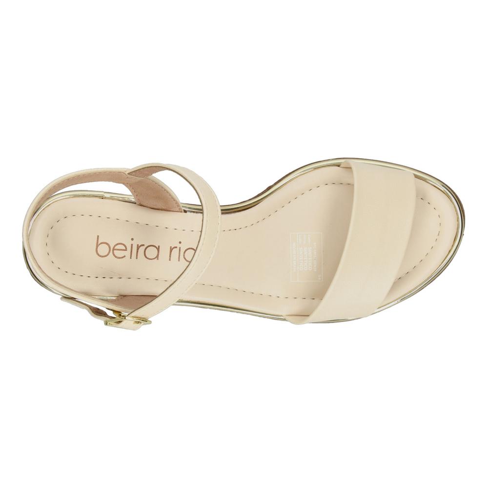 Foto 9 pulgar | Sandalias Beira Rio Crema Para Mujer [bei72] Beige