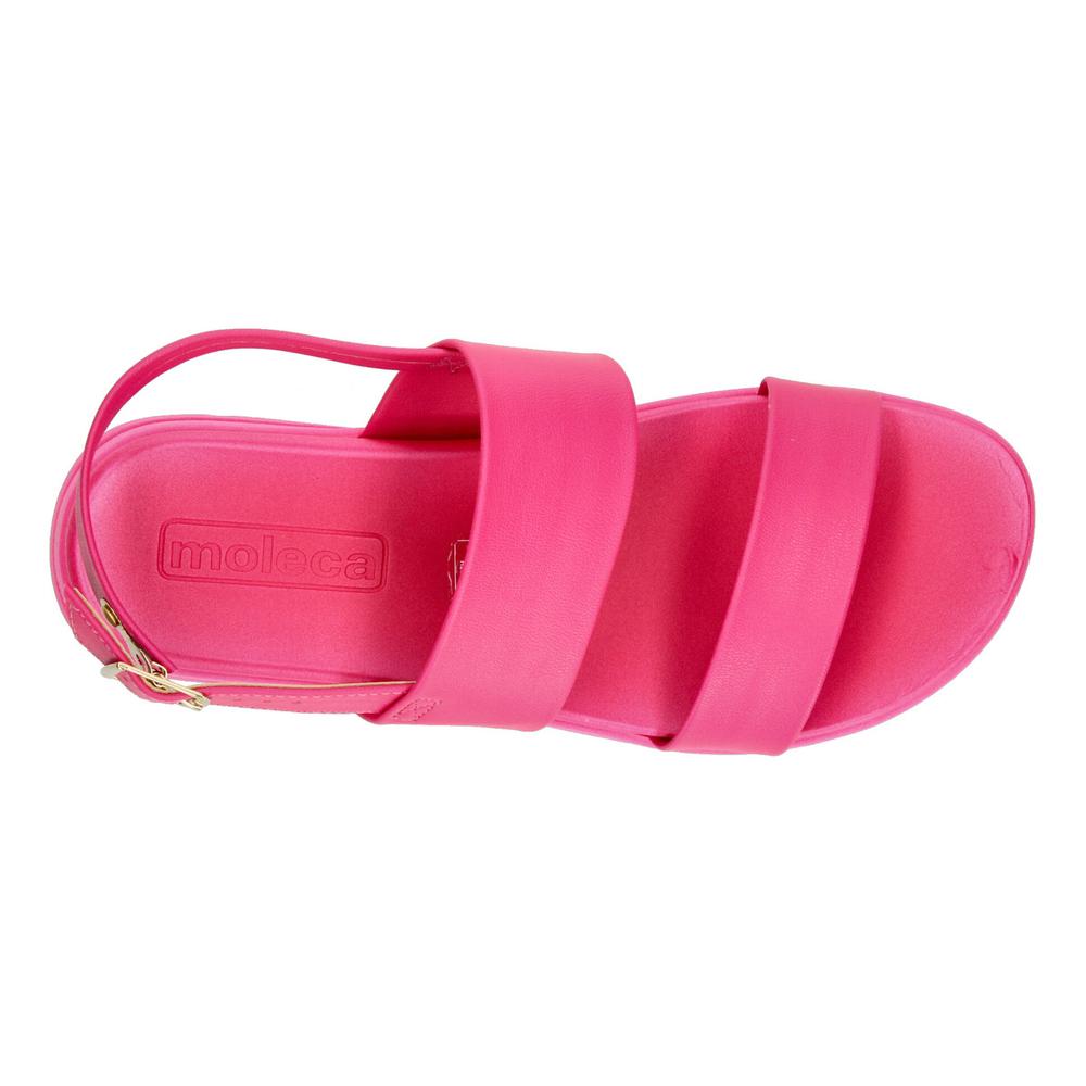 Foto 9 pulgar | Sandalias Moleca Fucsia Para Mujer [mle36] Fucsia