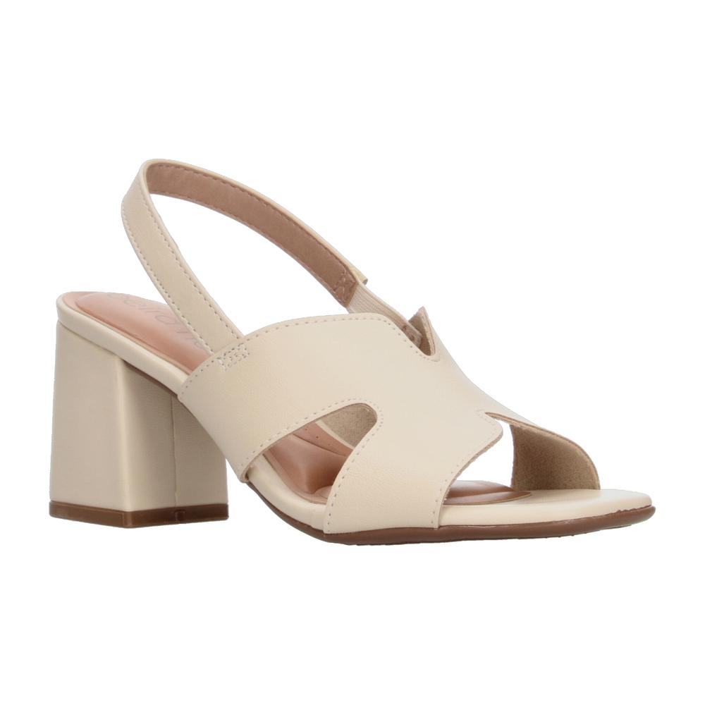 Foto 2 | Sandalias Beira Rio Cremita Para Mujer [bei97] Beige