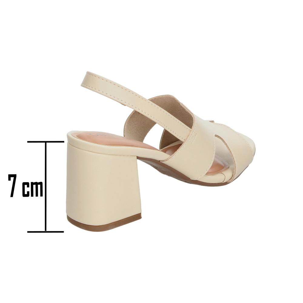 Foto 4 pulgar | Sandalias Beira Rio Cremita Para Mujer [bei97] Beige