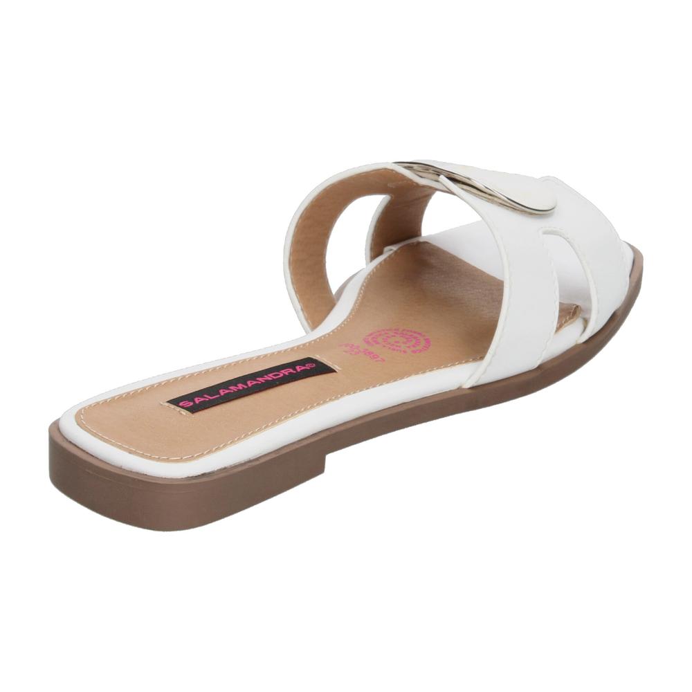 Foto 4 pulgar | Sandalias Salamandra Blanco Para Mujer [sal97] Blanco