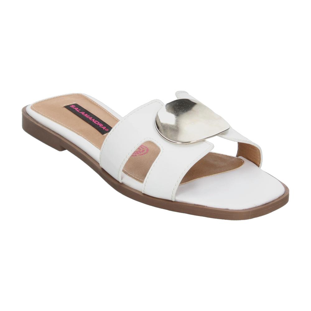 Foto 5 pulgar | Sandalias Salamandra Blanco Para Mujer [sal97] Blanco