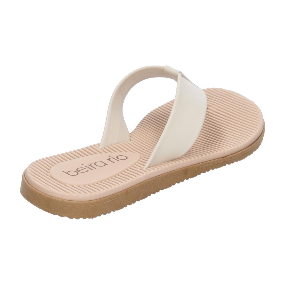 Foto 4 pulgar | Sandalias Beira Rio Blanco Para Mujer [bei98] Blanco