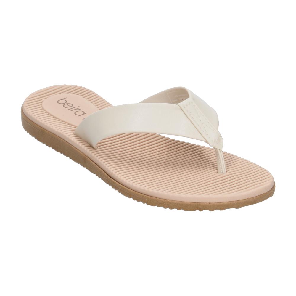 Foto 5 pulgar | Sandalias Beira Rio Blanco Para Mujer [bei98] Blanco