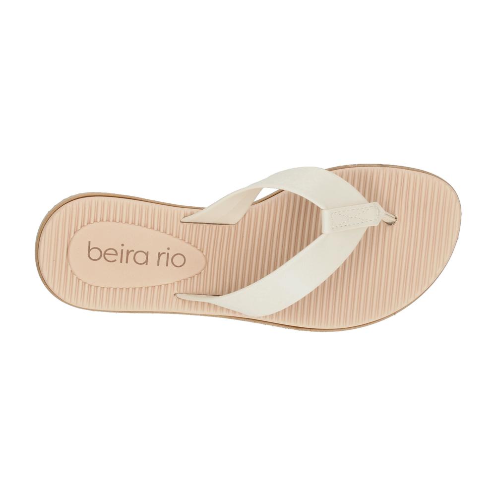 Foto 9 pulgar | Sandalias Beira Rio Blanco Para Mujer [bei98] Blanco