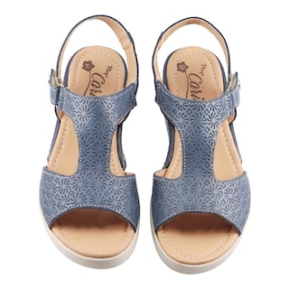 Foto 6 | Sandalia Playa Caribe 25692 Azul Para Mujer Casual Confort Talla 22 A 27 E