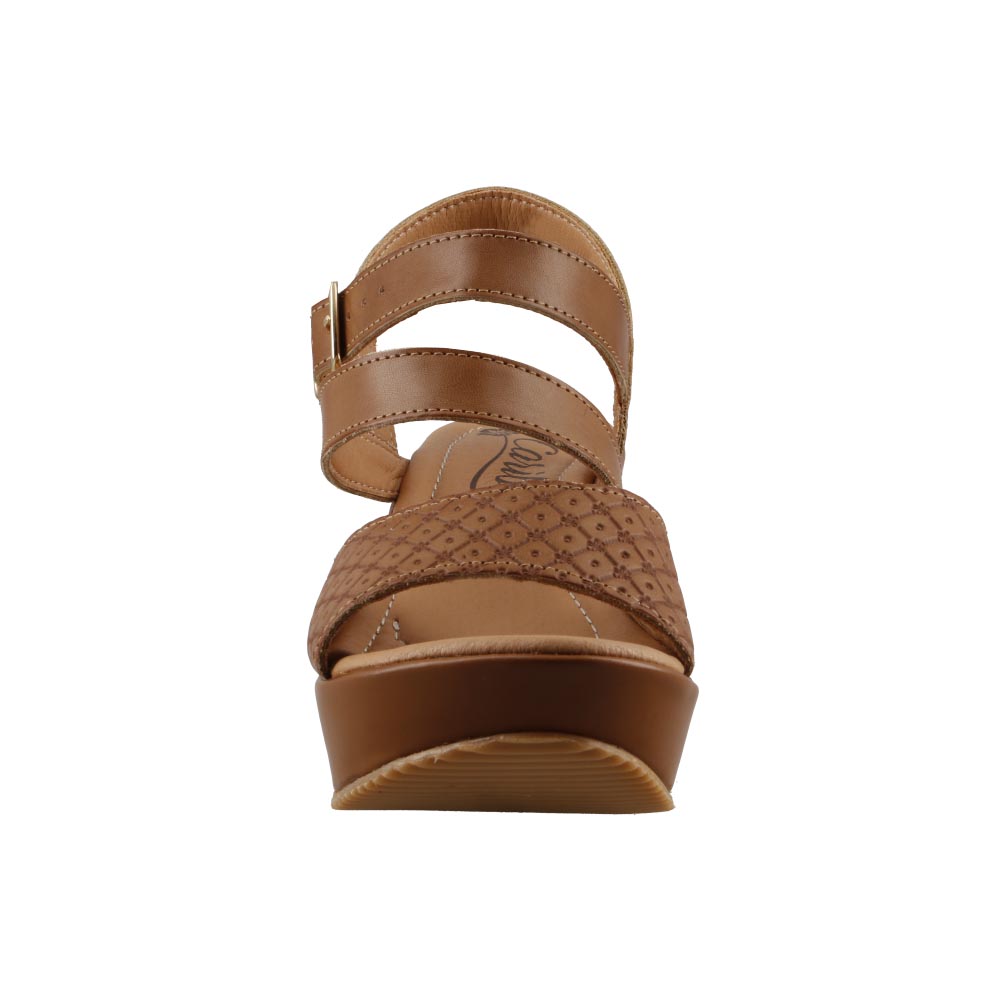 Foto 6 pulgar | Sandalia Playa Caribe 6686 Topo Sandalia De Vestir Mujer Casual Tacon Ancho Talla 22 A 27 E