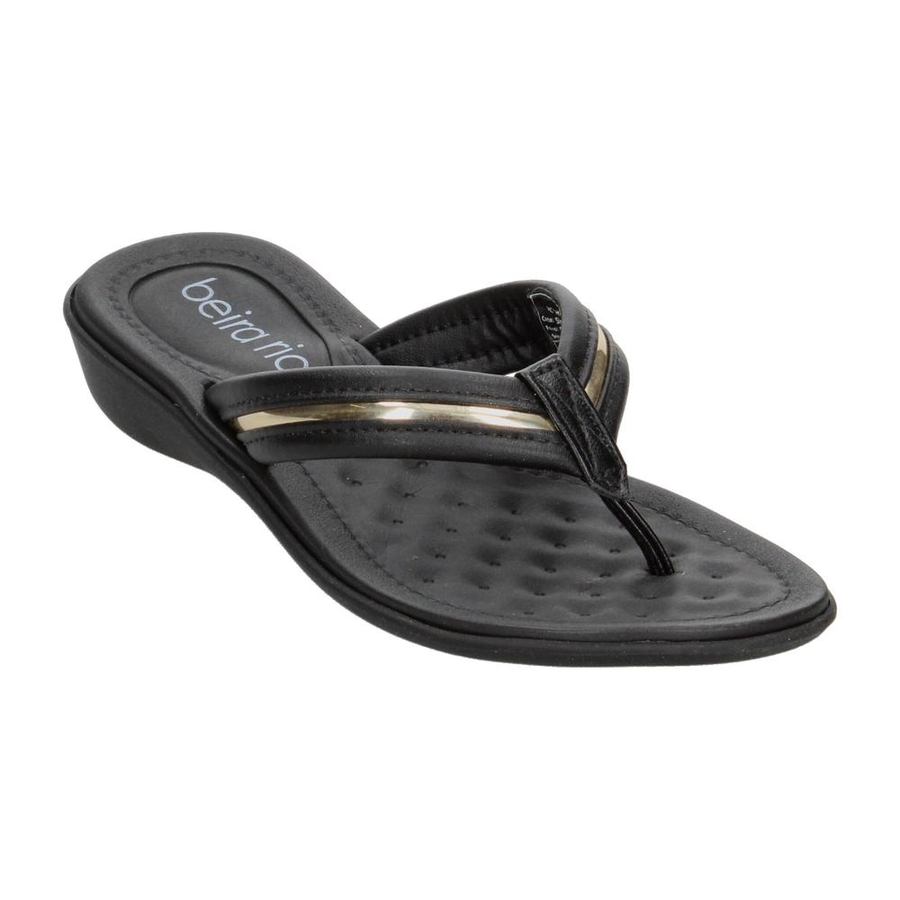Foto 5 pulgar | Sandalias Beira Rio Negro Para Mujer [bei105] Negro