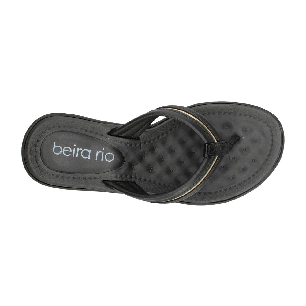 Foto 9 pulgar | Sandalias Beira Rio Negro Para Mujer [bei105] Negro