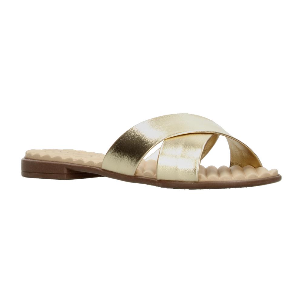 Foto 2 | Sandalias Beira Rio Dorado Para Mujer [bei100] Dorado