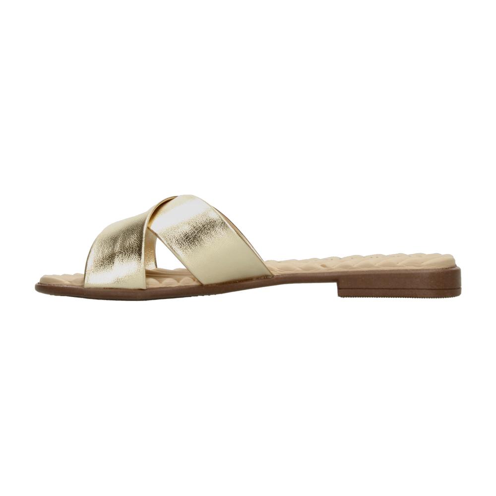 Foto 5 | Sandalias Beira Rio Dorado Para Mujer [bei100] Dorado