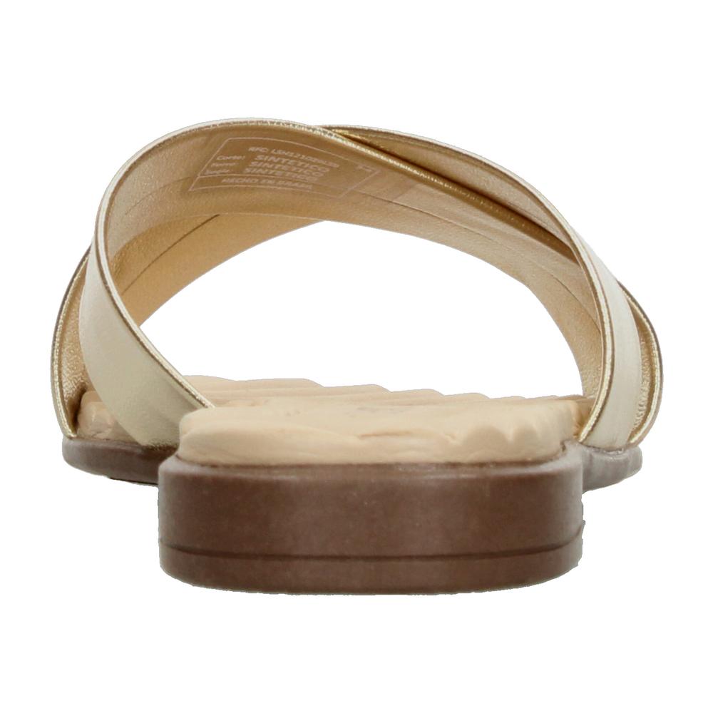Foto 8 pulgar | Sandalias Beira Rio Dorado Para Mujer [bei100] Dorado
