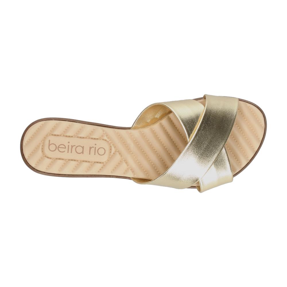 Foto 8 | Sandalias Beira Rio Dorado Para Mujer [bei100] Dorado