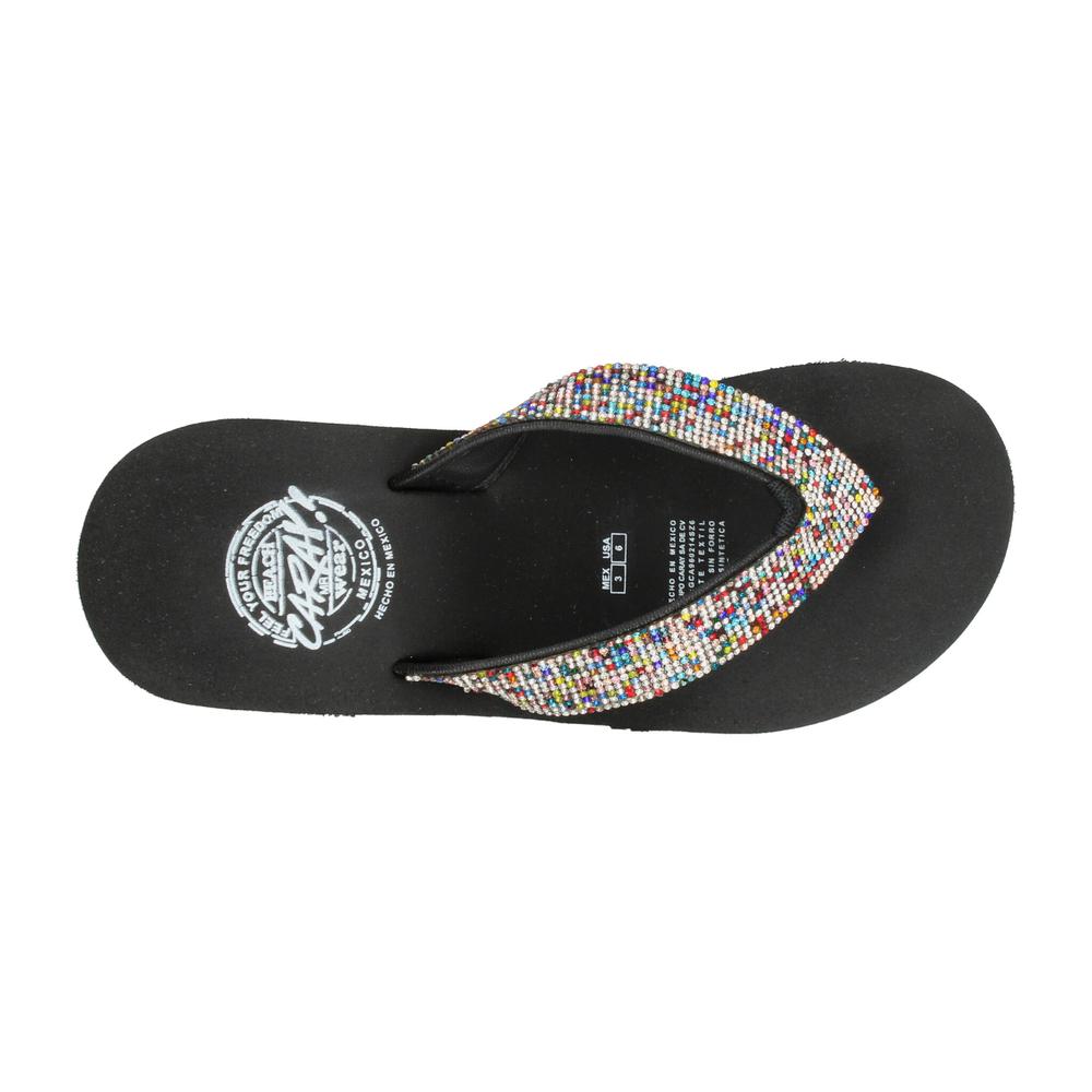 Foto 8 | Sandalias Caray Negro Para Mujer [car429] Negro