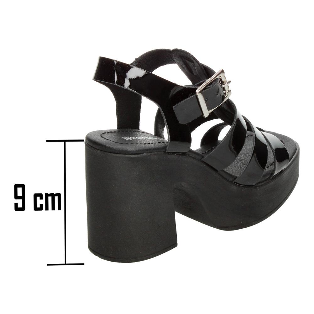 Foto 4 pulgar | Sandalias Green Love Negro Para Mujer [gre70] Negro