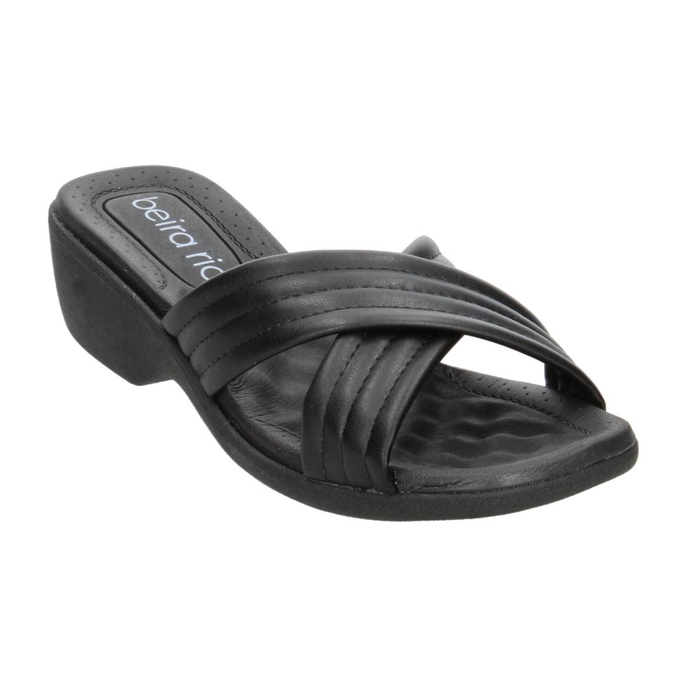 Foto 5 pulgar | Sandalias Beira Rio Negro Para Mujer [bei90] Negro