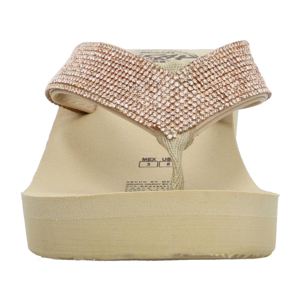 Foto 6 | Sandalias Caray Beige Para Mujer [car428] Beige