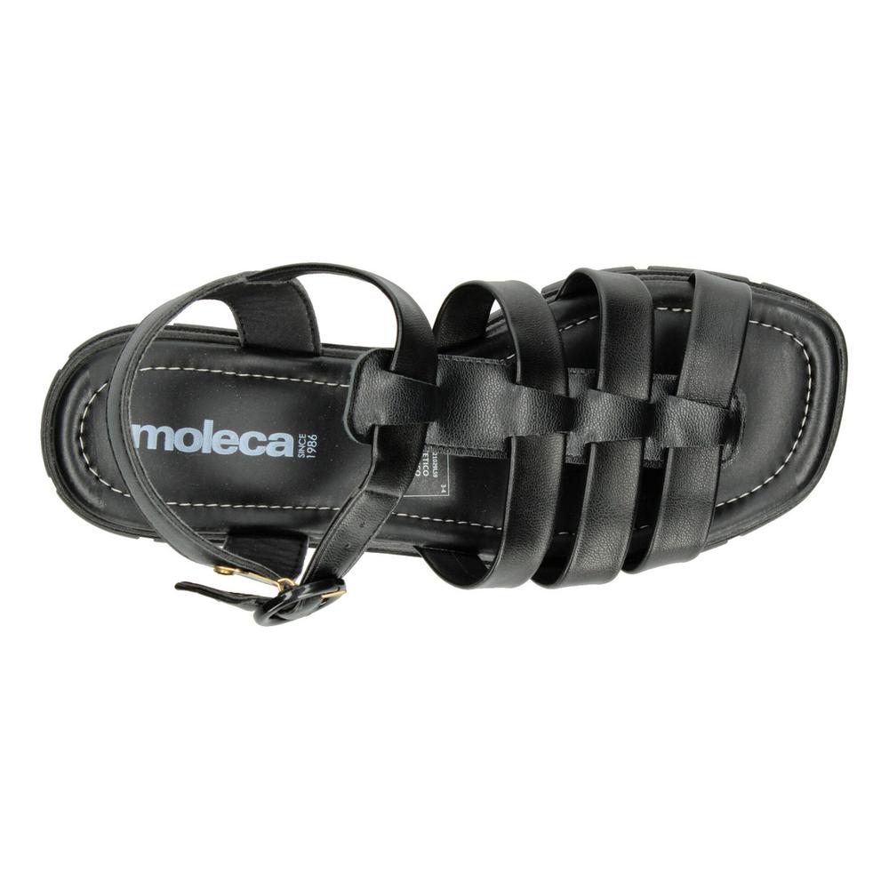 Foto 9 pulgar | Sandalias Moleca Negro Para Mujer [mle33] Negro