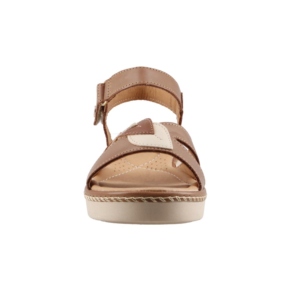 Foto 6 pulgar | Sandalia Playa Caribe 16681 Adobe Para Mujer Confort Casual Talla 22 A 27 E