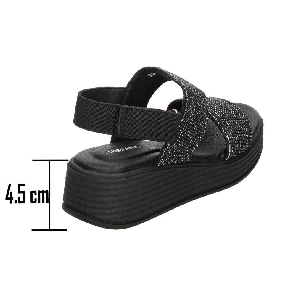 Foto 4 pulgar | Sandalias Hispana Negro Para Mujer [his175] Negro