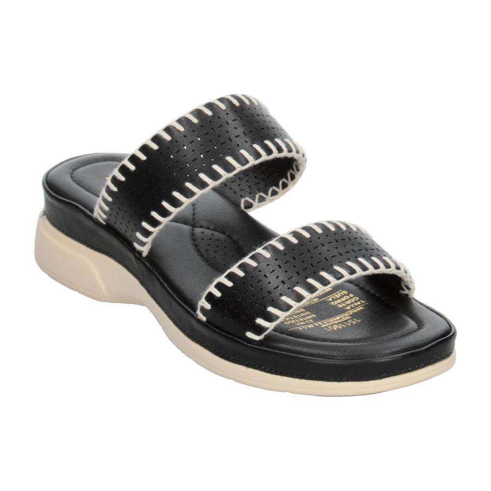 Foto 5 pulgar | Sandalias Hispana Negro Para Mujer [his172] Negro
