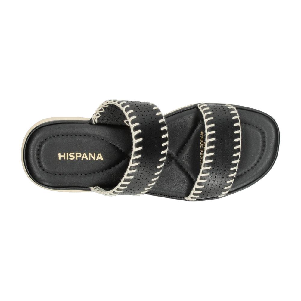 Foto 9 pulgar | Sandalias Hispana Negro Para Mujer [his172] Negro