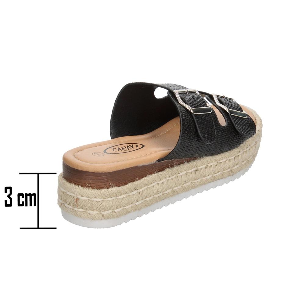 Foto 4 pulgar | Sandalias Caray Negro Para Mujer [car426] Negro