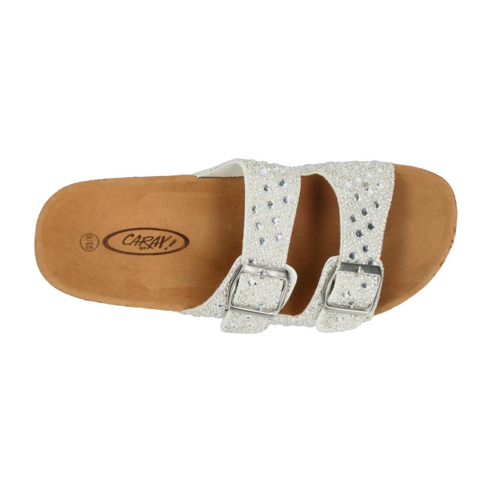 Foto 9 pulgar | Sandalias Caray Plateado Para Mujer [car422] Plateado