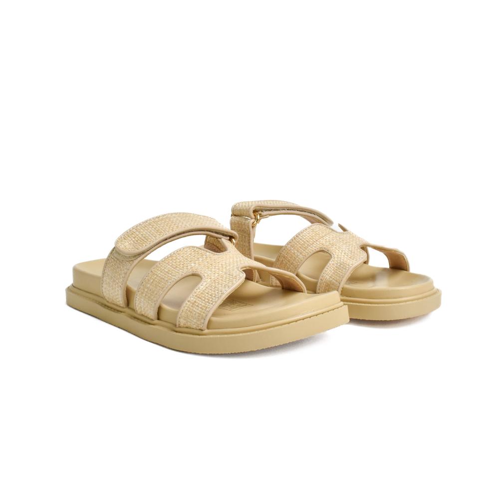 Foto 5 pulgar | Sandalia Tiras Hebilla Casual Moda Para Mujer Walki Marlene Beige