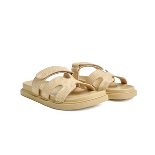 Foto 4 | Sandalia Tiras Hebilla Casual Moda Para Mujer Walki Marlene Beige