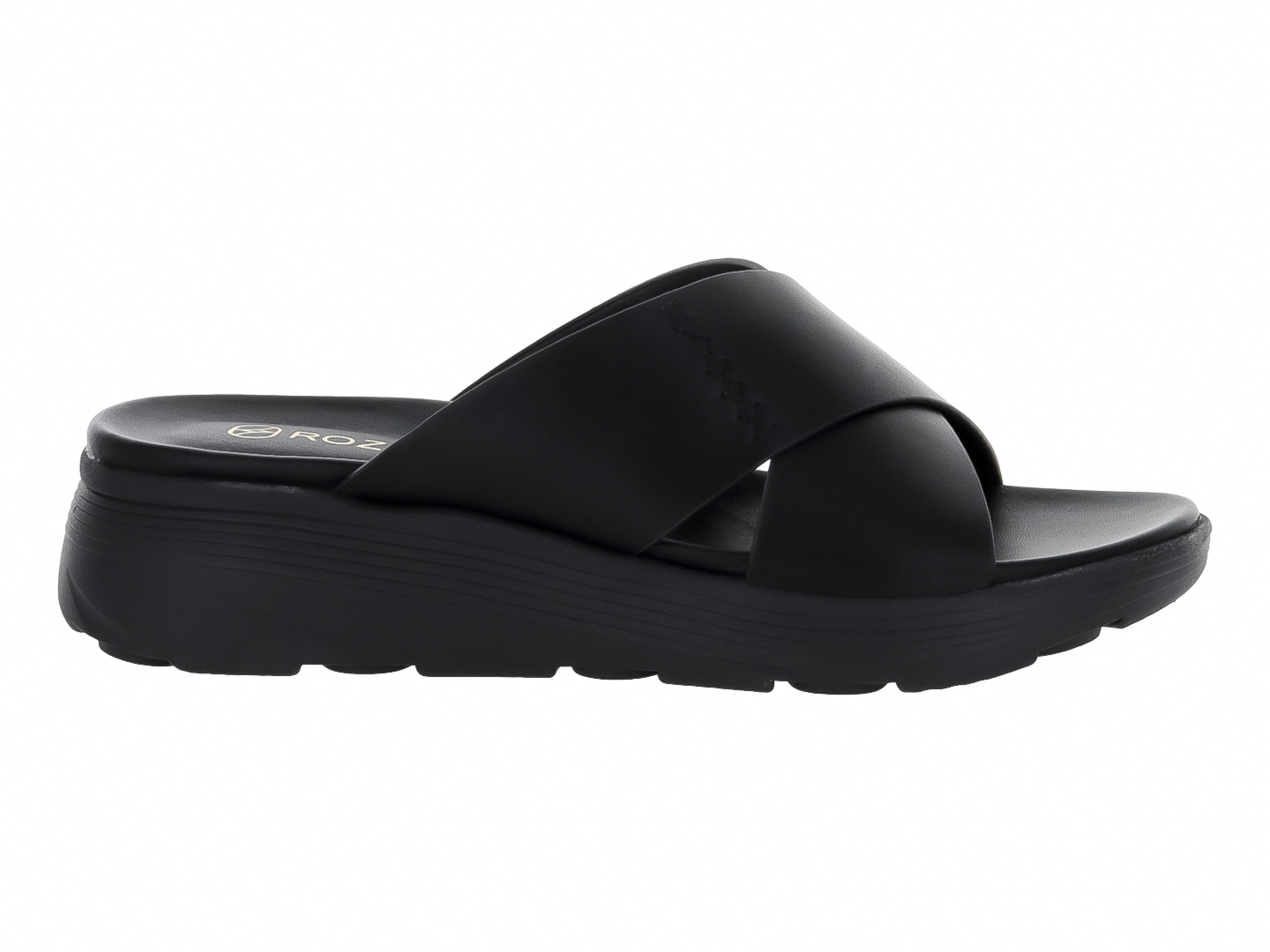 Foto 3 pulgar | Roze Sandalias Fitflop Negras Para Mujer