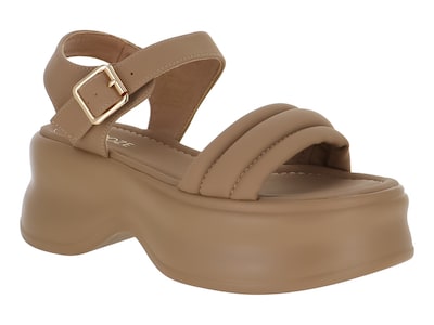 Foto 1 | Roze Sandalias Beige Para Mujer