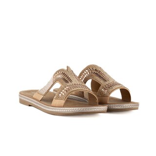 Foto 2 | Sandalia Tiras Flat Casual Boho Para Mujer Walki Gloria Rosa
