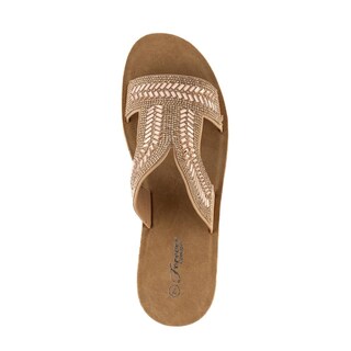 Foto 3 | Sandalia Tiras Flat Casual Boho Para Mujer Walki Gloria Rosa