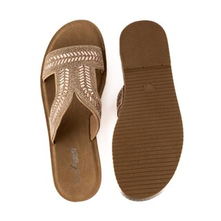 Foto 4 | Sandalia Tiras Flat Casual Boho Para Mujer Walki Gloria Rosa