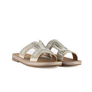 Foto 2 | Sandalia Tiras Flat Casual Boho Para Mujer Walki Gloria Plateado