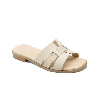 Foto 1 | Sandalia Chancla Para Dama Playa Super Comodas Color Beige Beige
