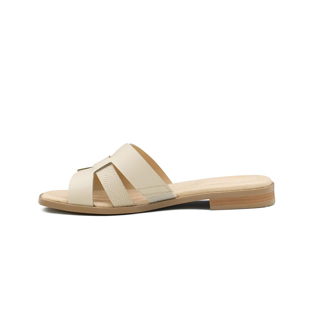 Foto 6 pulgar | Sandalia Chancla Para Dama Playa Super Comodas Color Beige Beige