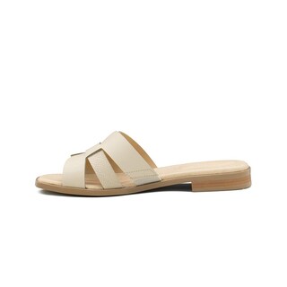 Foto 5 | Sandalia Chancla Para Dama Playa Super Comodas Color Beige Beige