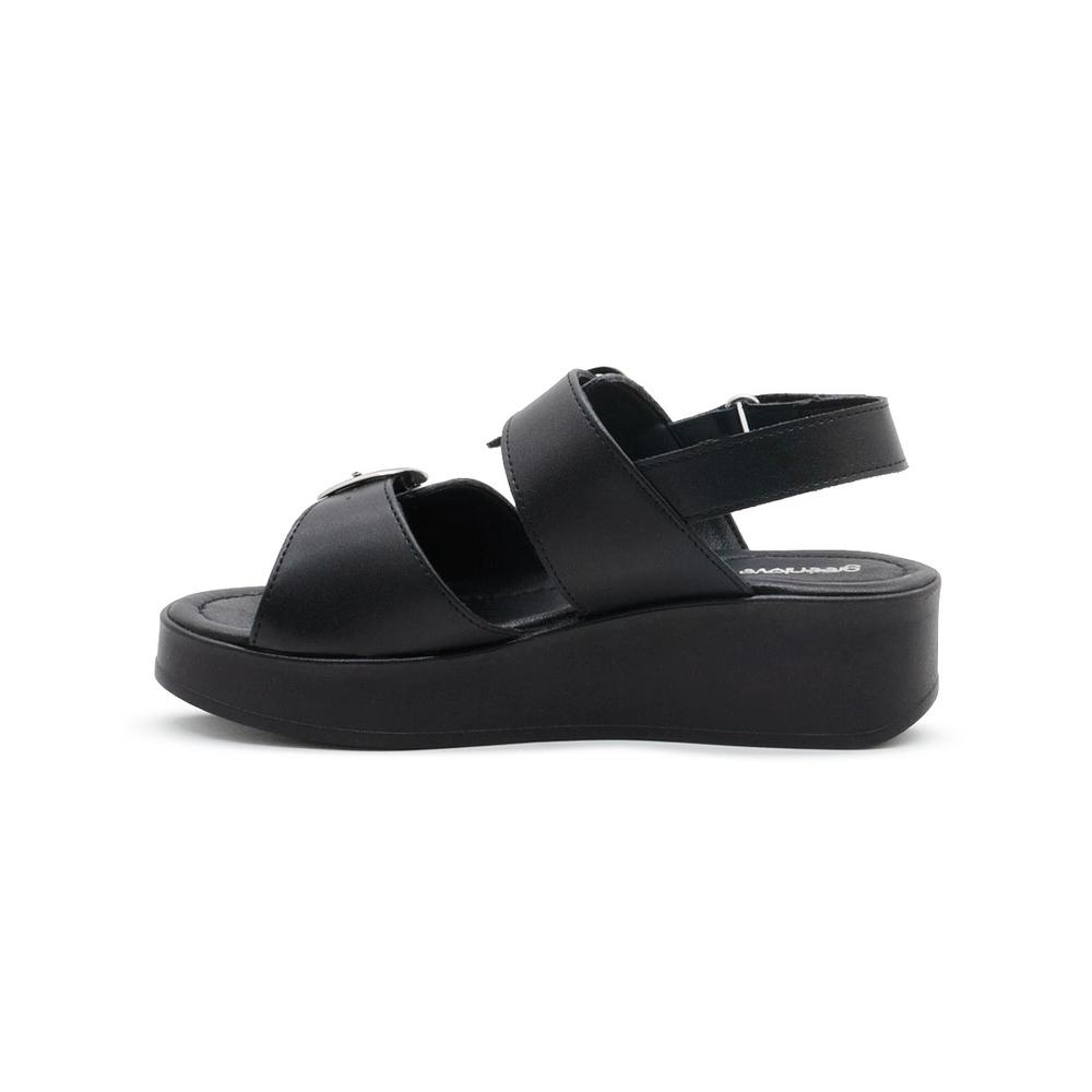 Foto 7 pulgar | Sandalia Plataforma Dama Ajuste Doble Broche Color Negro Negro