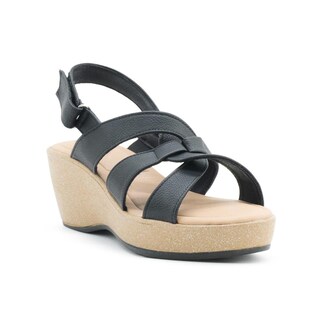 Foto 1 | Sandalia Plataforma Casuales Para Dama Color Negro 22-26 Negro