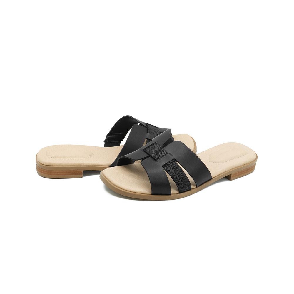 Foto 4 pulgar | Sandalia Chancla Para Dama Playa Super Comodas Color Negro Negro