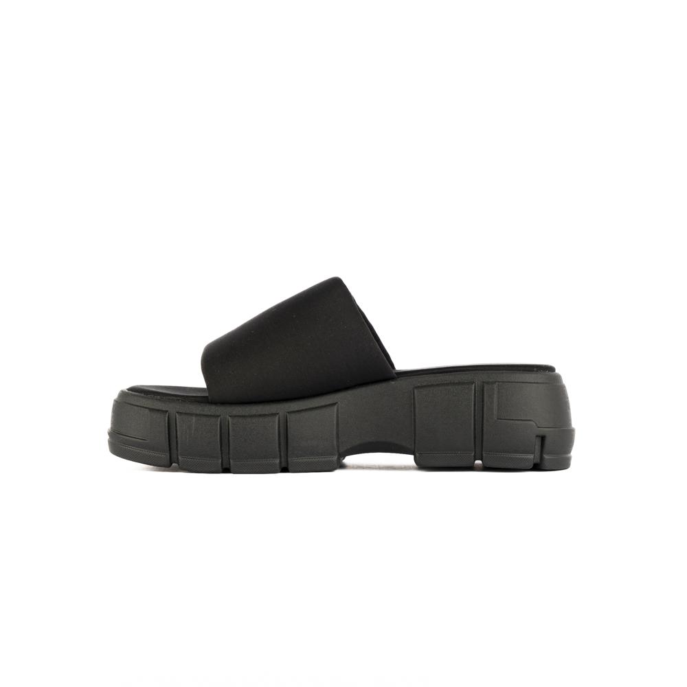 Foto 2 | Sandalia Plataforma Slip On Moda Para Mujer Walki Rocio Negro