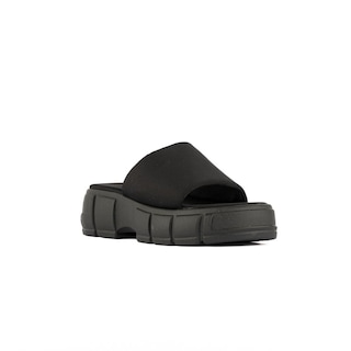 Foto 3 | Sandalia Plataforma Slip On Moda Para Mujer Walki Rocio Negro