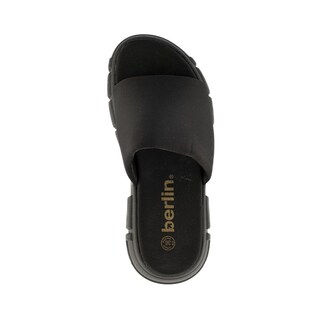 Foto 4 | Sandalia Plataforma Slip On Moda Para Mujer Walki Rocio Negro
