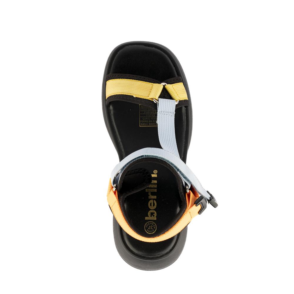 Foto 5 pulgar | Sandalia Plataforma Chunky Moda Para Mujer Walki Grecia Negro