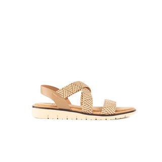 Foto 2 | Sandalia Plataforma Casual Boho Para Mujer Walki Delia Beige