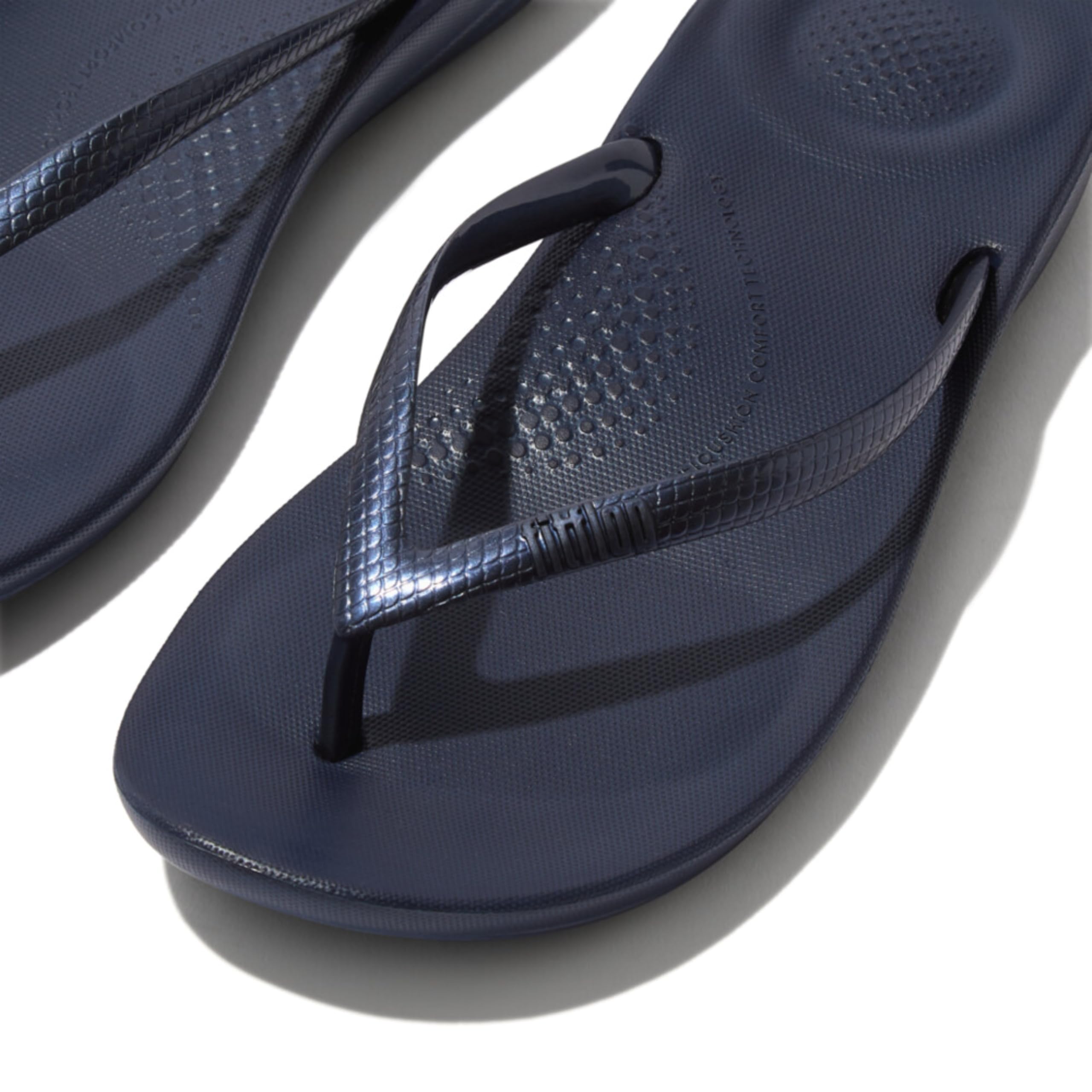 Foto 3 pulgar | Chanclas Fitflop Iqushion Ergonómicas Para Mujer, Color Azul, Talla 6 - Venta Internacional.